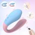 Mrow 03 - oplaadbare, waterdichte duo-vibrator (blauw-roze)