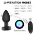 Mrow - verlicht, radiografisch anale vibrator (zwart)