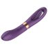 Funny Me Dual - oplaadbare 2-in-1 tong vibrator (paars)