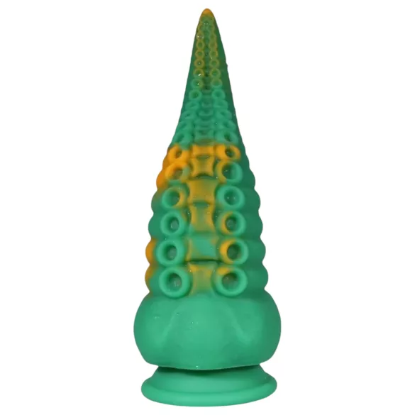 OgazR Octopuss - dildo met tentakels - 21 cm - groen-geel