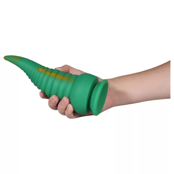 OgazR Octopuss - dildo met tentakels - 21 cm - groen-geel