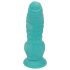 OgazR Sea Serpent - dildo met ribbels - 17 cm - blauw/wit