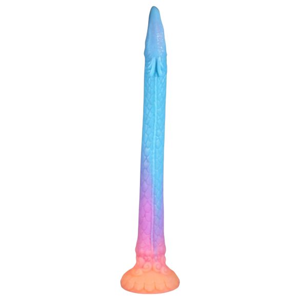 OgazR XXL Aal - Glow-in-the-dark anale dildo - 47 cm (roze)