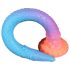 OgazR XXL Aal - Glow-in-the-dark anale dildo - 47 cm (roze)