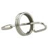 DeepRing - penisplug met ring - metaal - 9cm - zilver