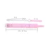 Gevoerd - BDSM halsband en riem - roze