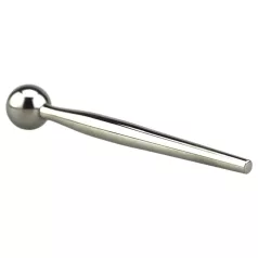 FukR - metalen dilator met ballen - 8 cm - zilver