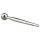 FukR - metalen dilator met ballen - 8 cm - zilver
