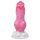 Buldog kutyadildo - 17 cm (pink)