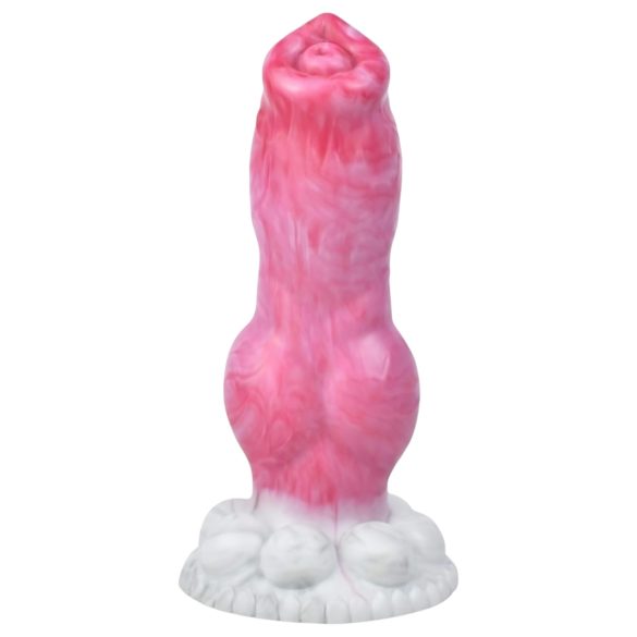 Buldog kutyadildo - 17 cm (pink)