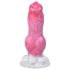 Buldog kutyadildo - 17 cm (pink)