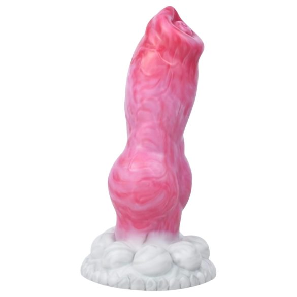 Buldog kutyadildo - 17 cm (pink)