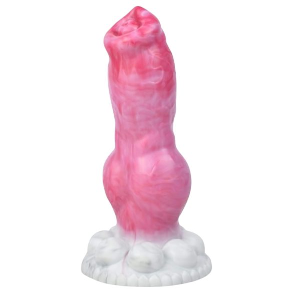 Buldog kutyadildo - 17 cm (pink)