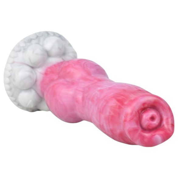 Buldog kutyadildo - 17 cm (pink)