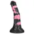 Bad Horse - siliconen paardendildo - 18 cm - zwart/roze