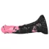 Bad Horse - siliconen paardendildo - 18 cm - zwart/roze