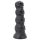 Kopmonster - schedel dildo - 22 cm (zwart)