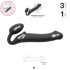 Strap-on-me M - Draagbare vibrator - medium (zwart)