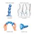Strap-on-me Balls S - bolvormige zuignap dildo (blauw)