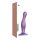 Strap-on-me Curvy M - golvend, zuignapdildo (paars)