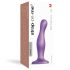 Strap-on-me Curvy M - golvend, zuignapdildo (paars)