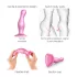 Strap-on-me Curvy S - golvende dildo met zuignap (roze)