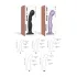 Strap-on-me - dildo met zuignap - gebogen vorm - zwart - maat L