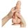 Strap-on-me S - Dubbele laag, zuignap dildo (natuurlijk)