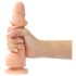 Strap-on-me - dildo met zuignap - dubbellaags siliconen - huidskleur - M