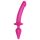 / Strap-on-me Switch Half-realistische XXL - 2-in-1 dildo (roze)