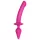 Strap-on-me Switch Half-realistische XXL - 2-in-1 dildo (roze)