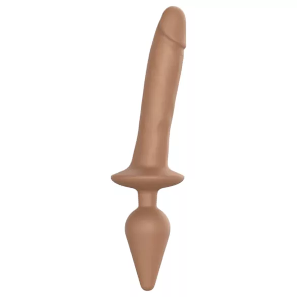 Strap-on-me Switch Realistic L - 2-in-1 siliconen dildo (huidkleur)