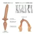 Strap-on-me Switch Realistic L - 2-in-1 siliconen dildo (huidkleur)