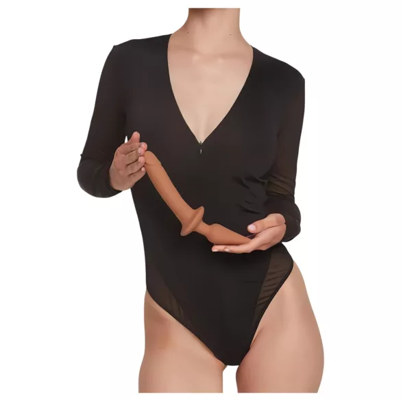Strap-on-me Switch Realistic L - 2-in-1 siliconen dildo (huidkleur)
