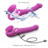 Strap-on-me M - opzetbare, luchtdruk‑vibrator (roze)
