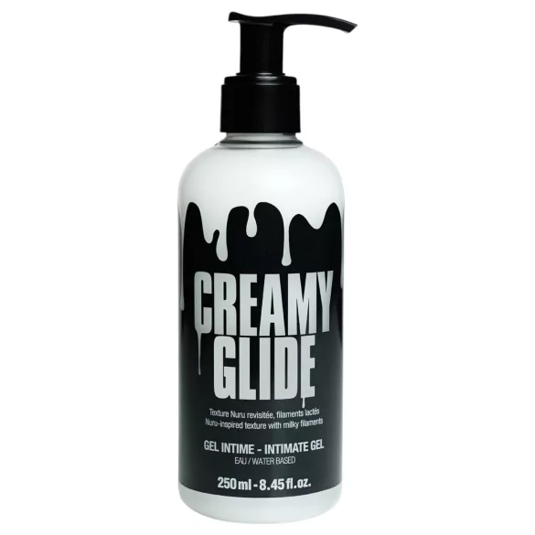 Creamy Glide - glijmiddel en massagegel op waterbasis - nepsperma look - 250ml