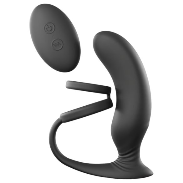 Love to Love - prostaat vibrator met ring (zwart)