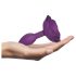 Love to Love Open Roses S - siliconen anale plug (paars)