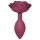 Love to Love Open Roses M - siliconen anaalplug (rood)