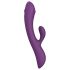 Love to Love Bunny&Clyde - pulserende vibrator met clitorisstimulering (paars)