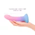Dildolls Utopia - dildo met zuignap - siliconen - meerkleurig