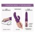 Love to Love Sassy Bunny - oplaadbare, stuwende vibrator (paars)