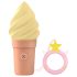 Love to Love Cand Ice - oplaadbare clitoris vibrator (vanille)