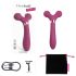 Love to Love Fireball - oplaadbare 2-in-1 massage vibrator (rood)