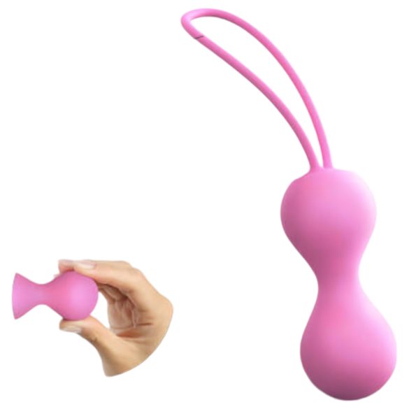 Love to Love Joia - siliconen duo geishaballetjes (roze)
