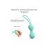 Love to Love Joia - mintgroene siliconen liefdesballen duo
