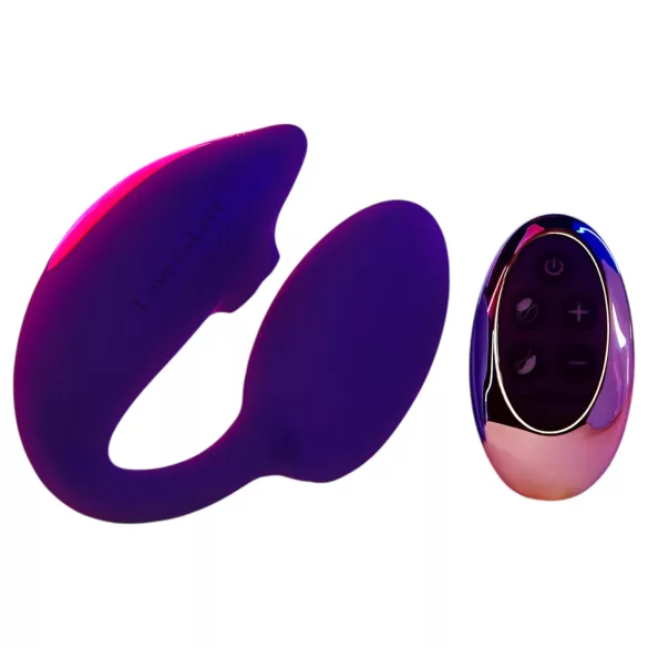 Love to Love Wonderlover - G-punt vibrator, clitorisstimulator (donkerpaars)