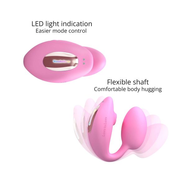 Love to Love Wonderlover - G-spot vibrator met clitorisstimulator (roze)