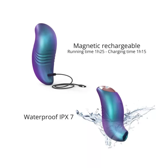 Love to Love Believer - waterdichte clitorisstimulator (metaal turquoise)