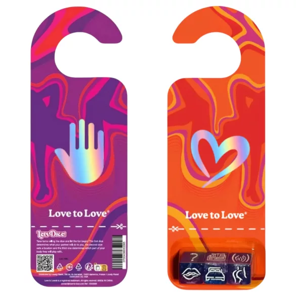 Love to Love - erotisch dobbelspel set - 3 stuks